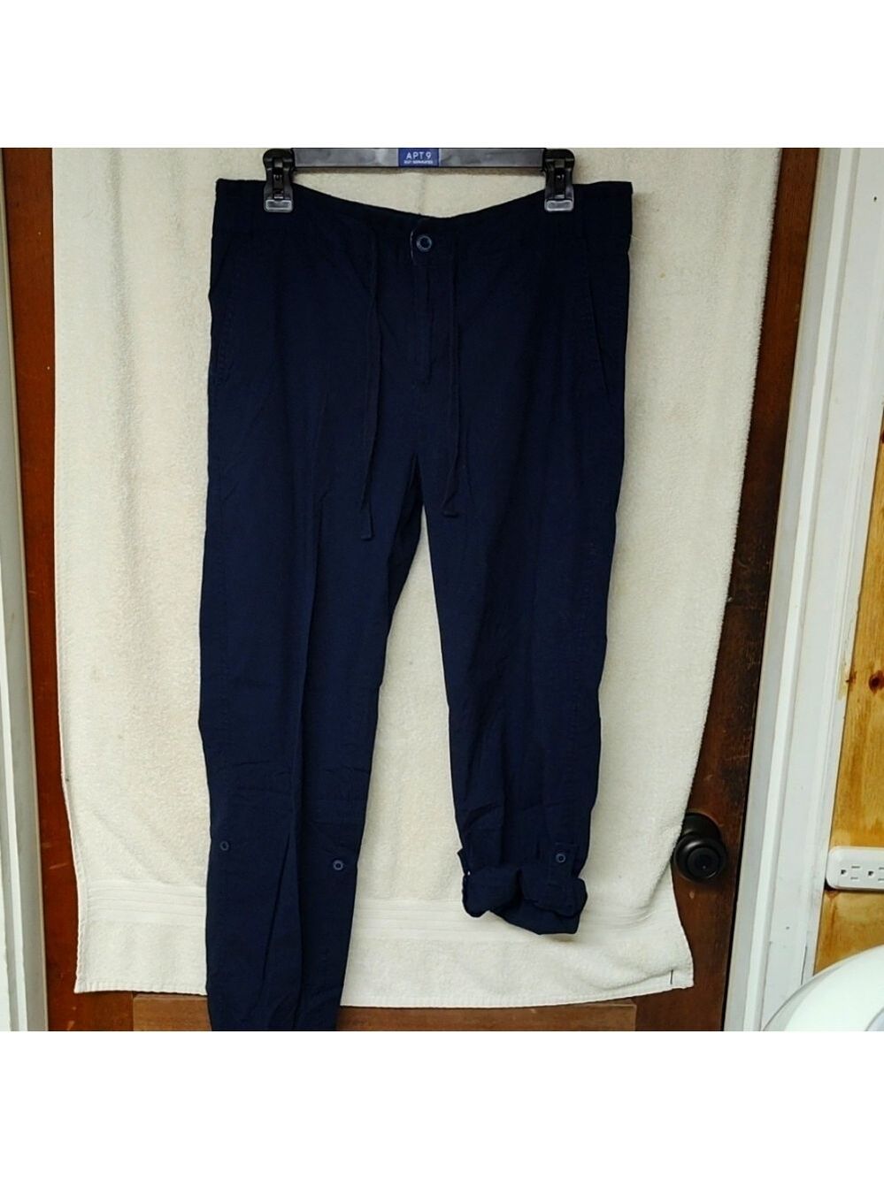 Eddie Bauer women's khaki drawstring hiking pants